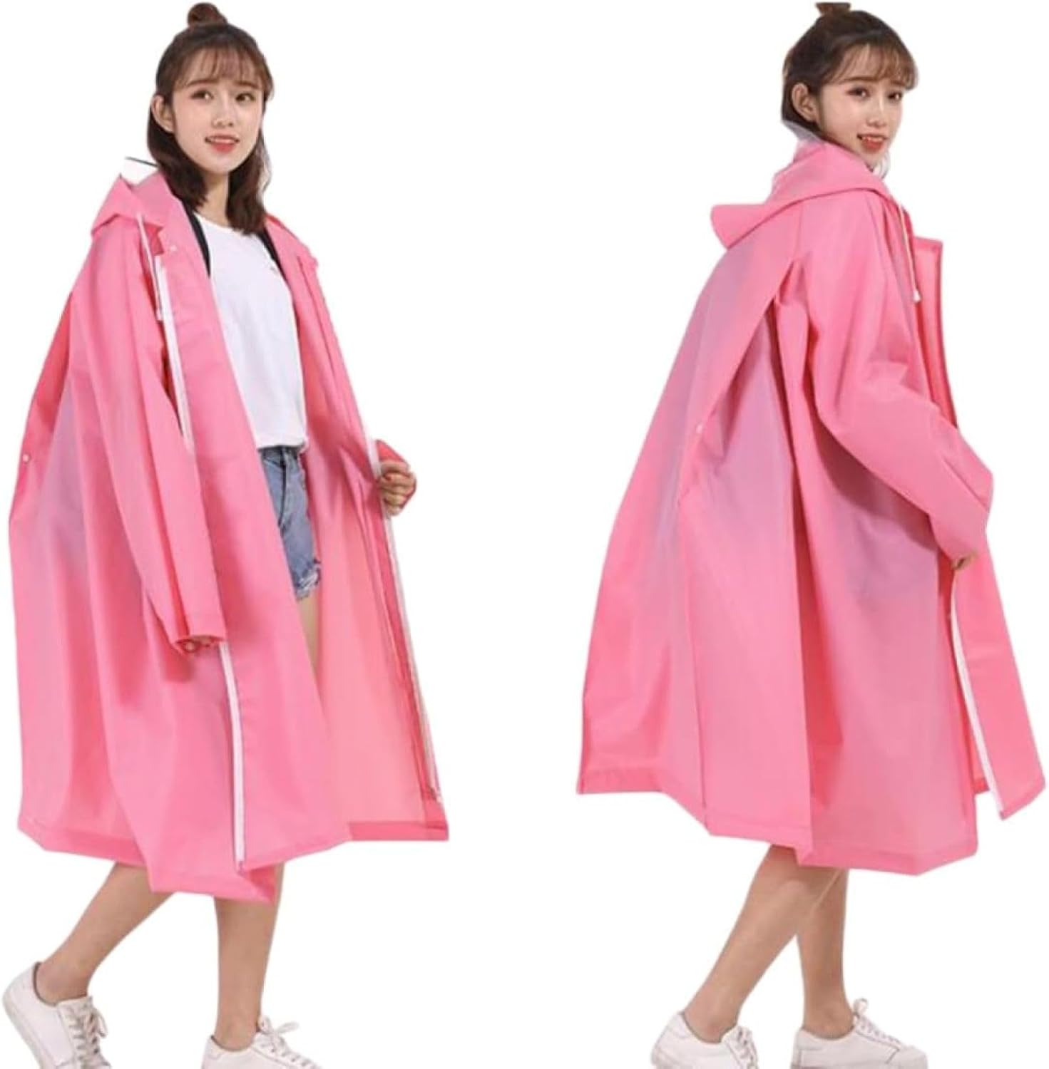 超軽量 リュック対応防水 EVA素材 防風 レディース メンズ ロング ゲリラ豪雨 レインポンチョ 梅雨対策 レインコート 超撥水 自転車 通学 通勤 保育園 レインポンチョ シンプル レインウェア