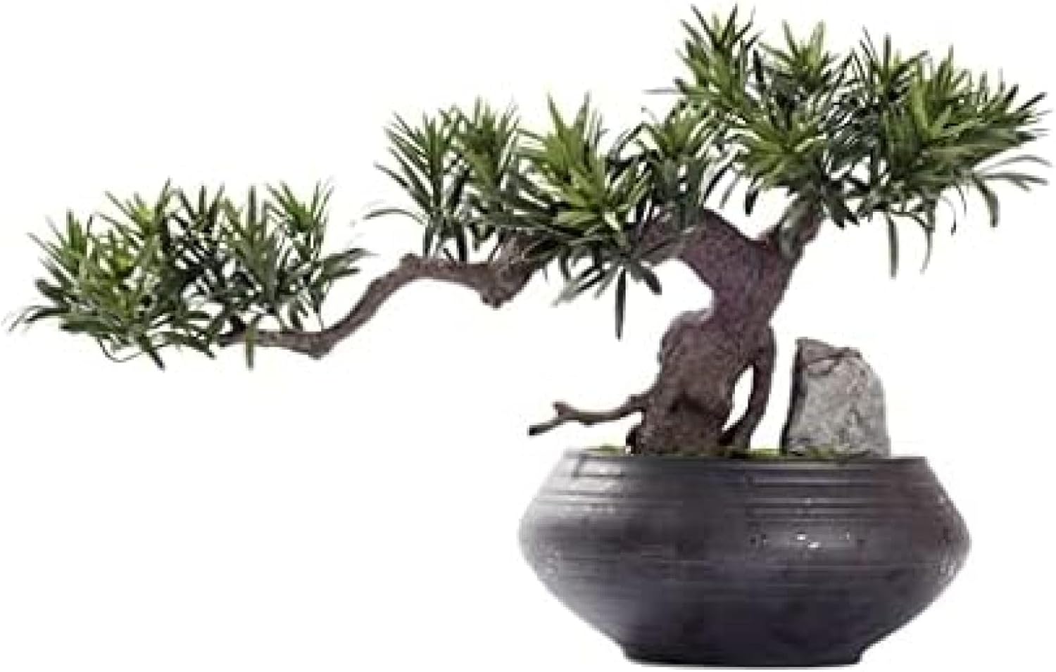 人工樹木 人工盆栽の木12インチ人工植物現実的な偽の植物の装飾、ホームオフィスのデスクトップ禅ガーデンの装飾のためのフェイク植物 人工観葉植物