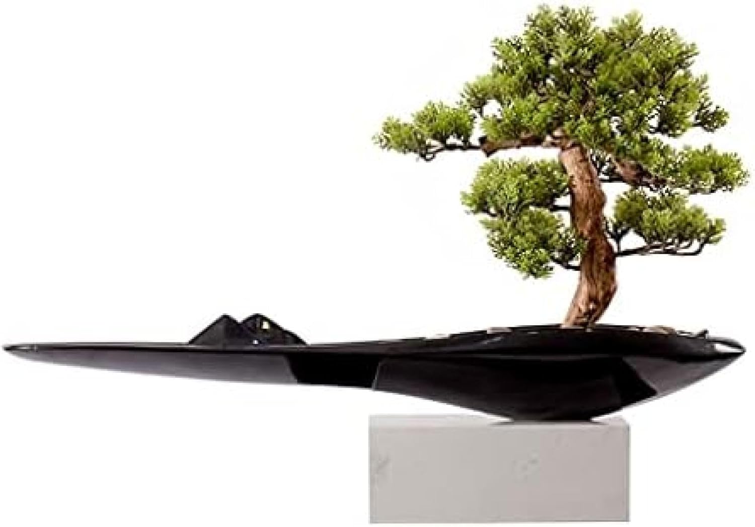 偽物の植物/人工樹木 人工盆栽の木のシミュレーション松の木の偽の緑の植物盆栽さまようようこそ屋内ポーチホテルフロントデスクの装飾に適した 人工観葉植物|GOTO funny 店