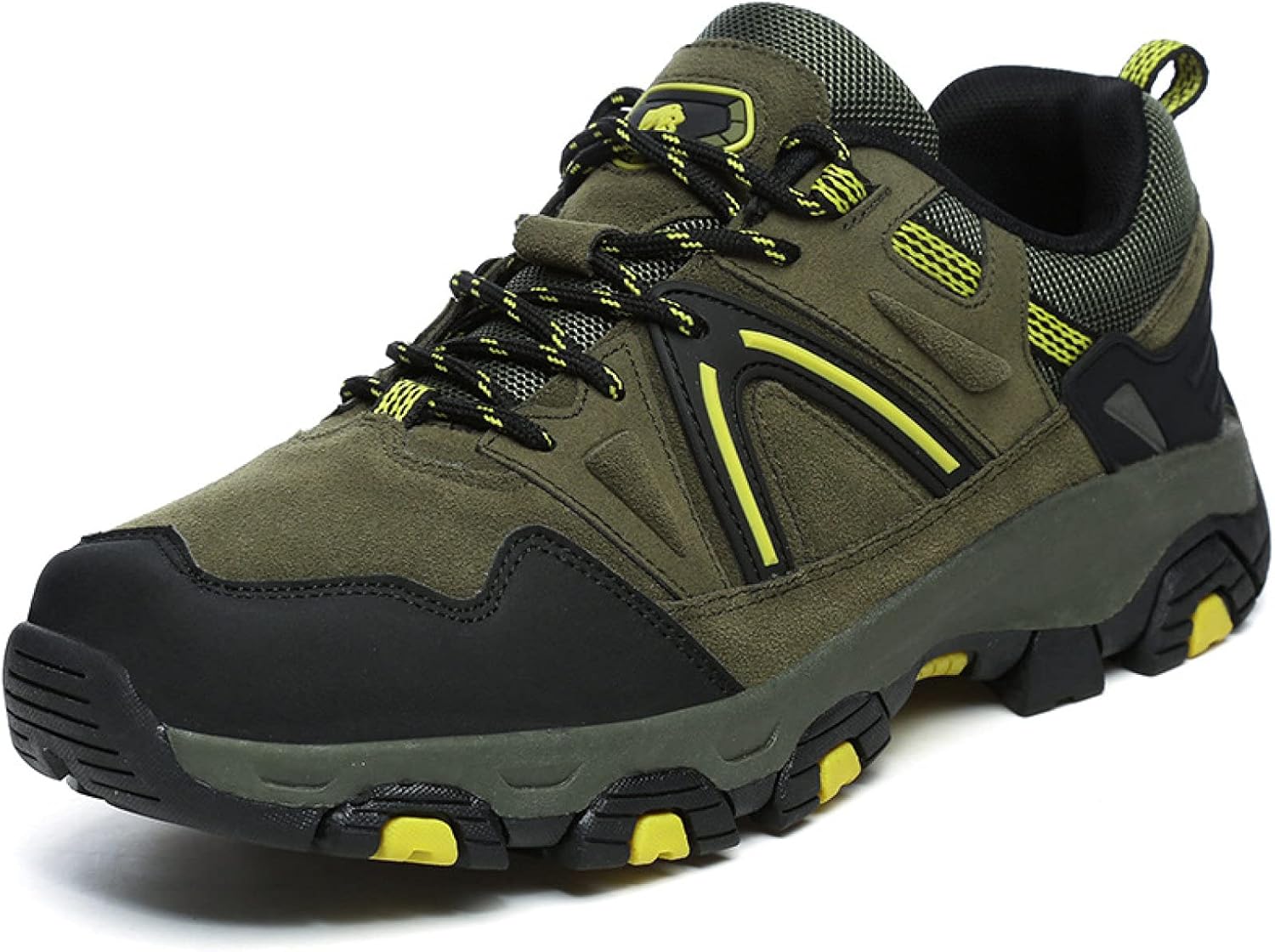 メンズ トレッキングシューズ 登山靴 登山シューズ ハイキングシューズ 登山用シューズ hiking グリーン shoes トレッキング 用 シューズ キャンプ 軽量 歩きやすい 疲れない クッション 7,440円