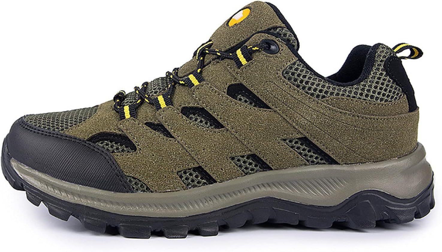 トレッキングシューズ メンズ ハイキングシューズ 登山靴 大きいサイズ 防水 ハイキング トレッキングブーツ アウトドアシューズ キャンプシューズ 防滑 軽量 幅広 ウォーキングシューズ 24cm-3