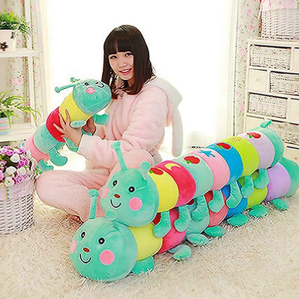 けむし 芋虫 ぬいぐるみ 抱き枕 愛くるしい 150珊 ふわふわ 癒し ロング 抱きまくら 意中の女 彼 差し上げ物 差し上げ物 祝賀会 生まれ落ちる日 室内装飾 雑貨 ケムシ 抱き座布団 裏 腰枕 カ