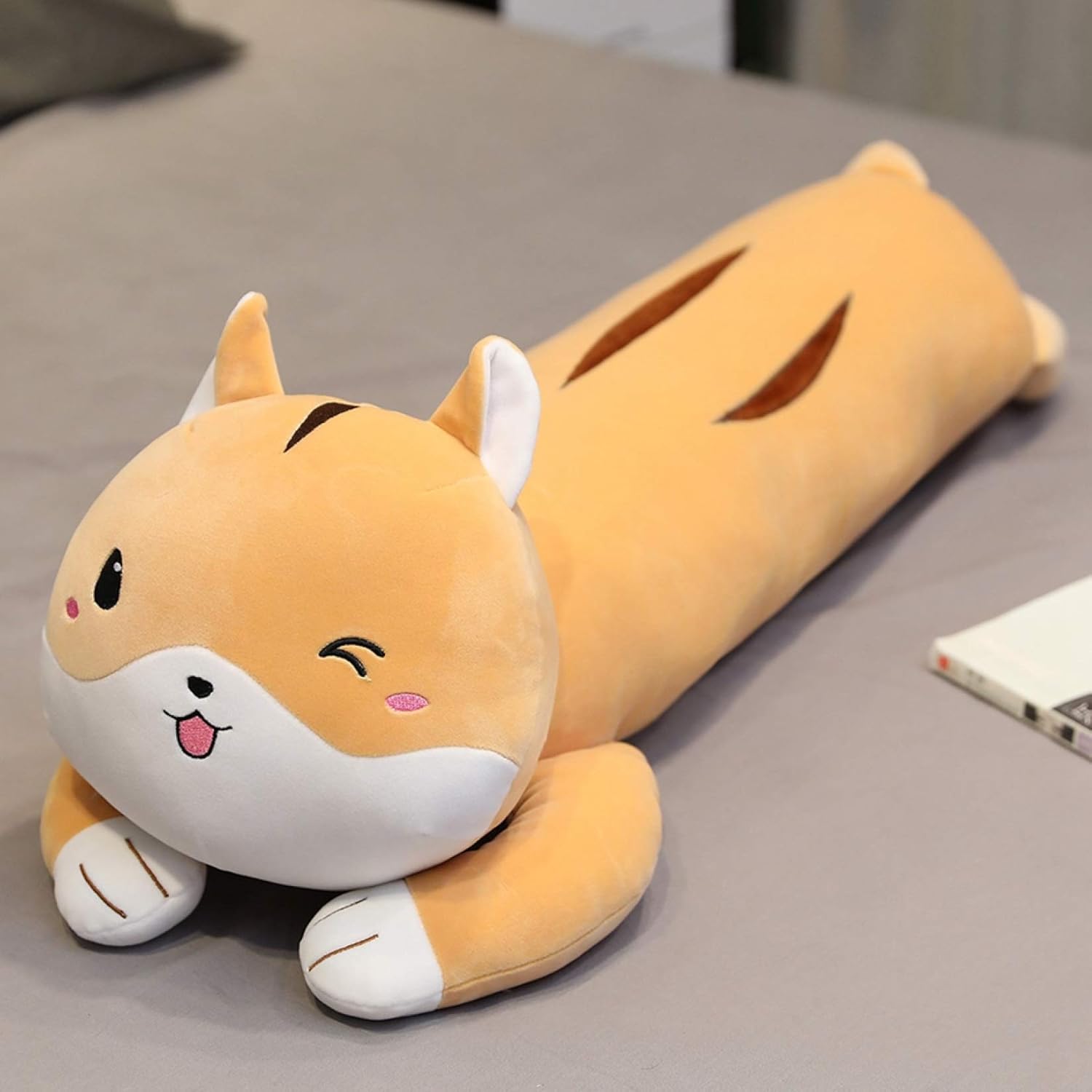 抱きまくら 抱き枕 ぬいぐるみ 黄色 横向き寝 座布団 もちもちふわふわもこもこもの柔らか 100糎 好いたらしい 癒し系 ねこぬいぐるみ 愛くるしげ 生まれ落ちる日 クリスマス バレンタインデー 差し上げ物