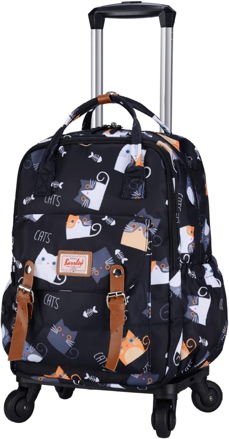 リュックキャリー 3way キャスターバッグ 25L キャリーバッグ 小型 2~3泊対応 4輪 撥水加工 トロリーバッグ メンズ レディース 旅行 合宿 出張 旅行バッグ スーツケース｜GOTO funny 店