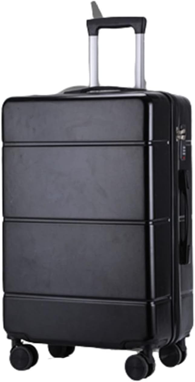 旅行バッグ 持ちはこび容れもの 45L キャリーバッグ チャック式 超軽さ 大型 耐衝撃 静音 ダブルキャスター 360度回転させる 旅する 商行為 出張 黒いこと M大きさ（3-5泊）