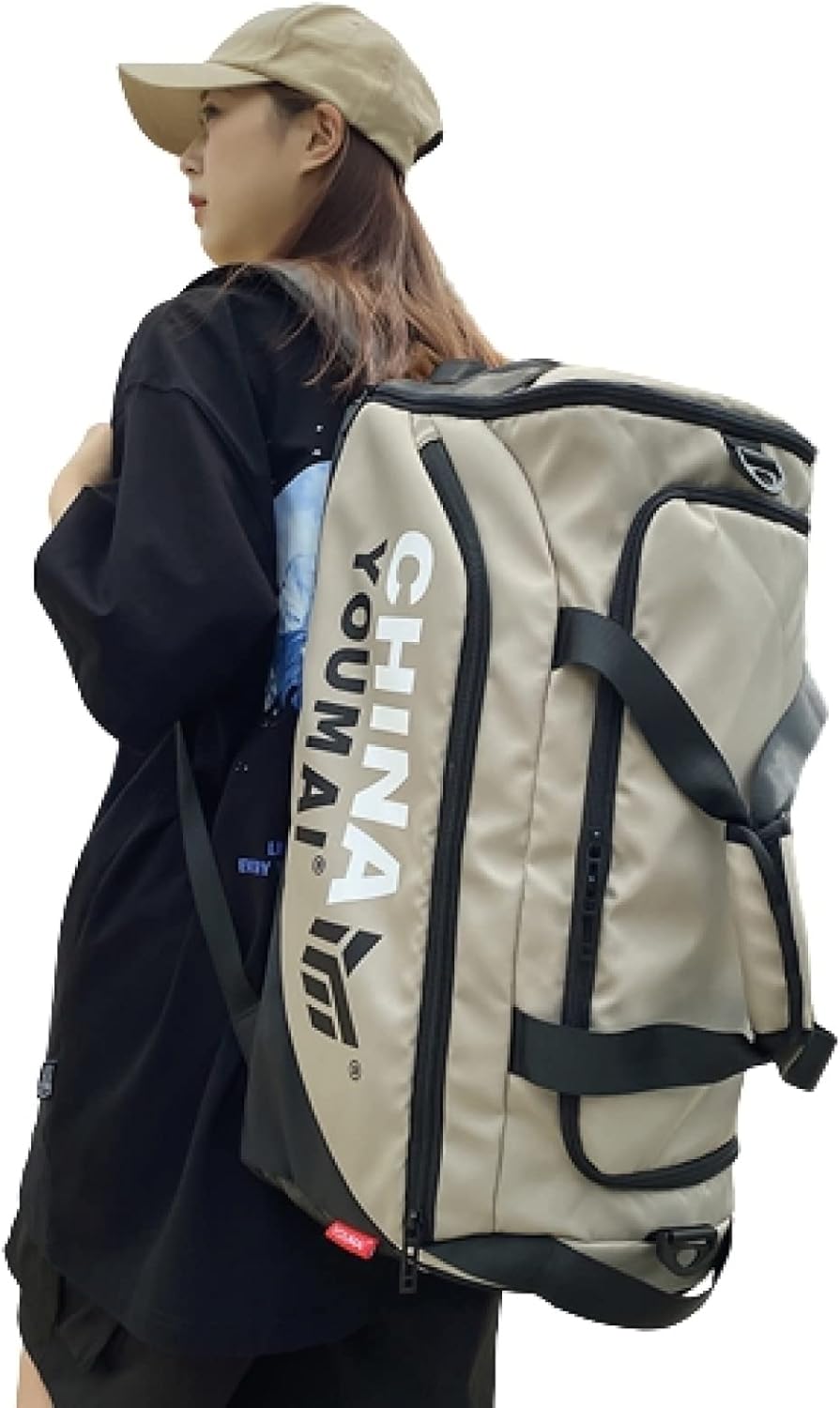 山登り御徒面子 50L-60L 山登り背嚢 大電気容量 背嚢 雨合羽 背嚢 うしろ側容器に並べる 通気性 超軽さ 納める性 多役立つこと 男女兼用 旅する 防災 難民キャンプ 山歩き アウトドア