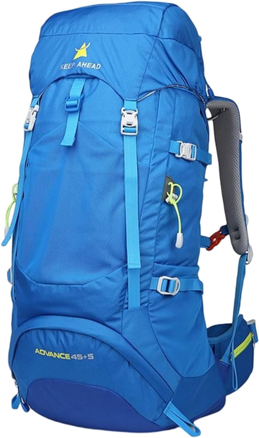 山登り背嚢 50L 山登り御徒面子 大電気容量 背嚢 雨合羽 うしろ側風呂敷き包み 背嚢 通気性 超軽さ 納める性 多役立つこと 男女兼用 旅する 防災 難民キャンプ 山歩き アウトドア