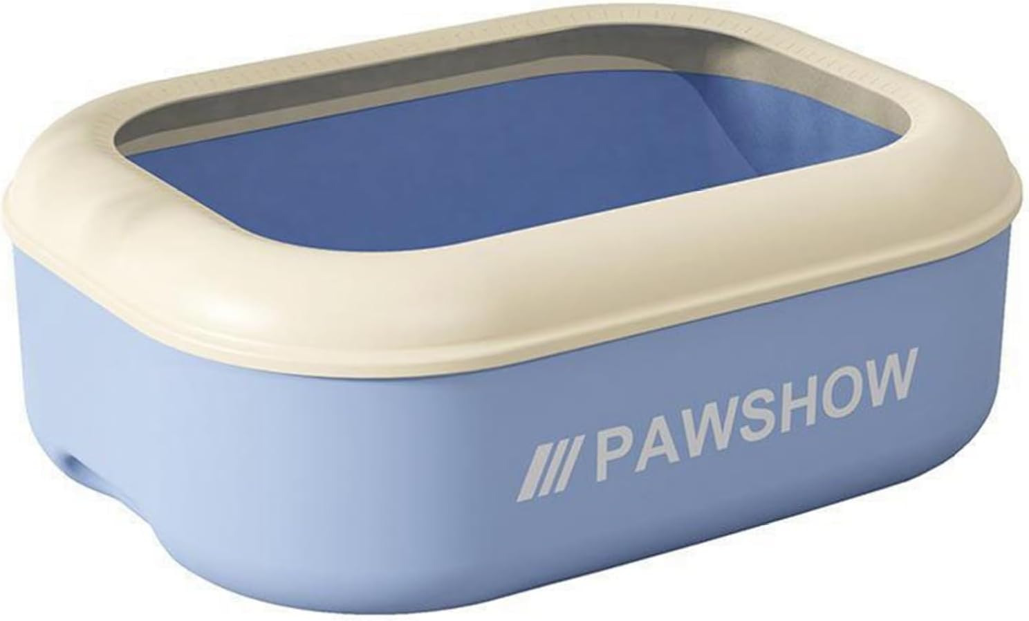 猫室内用便器ボックス席 猫用室内用便器本体 53*40*19.5糎 半密閉型 明けっ広げ手合い 二分の一押しかぶせる シャヴェル付き添い人 気が大きい猫 気が大きい室内用便器 飛び散り押しとどめる押しかぶせる付き添い人 洗い分かりやすい 青色