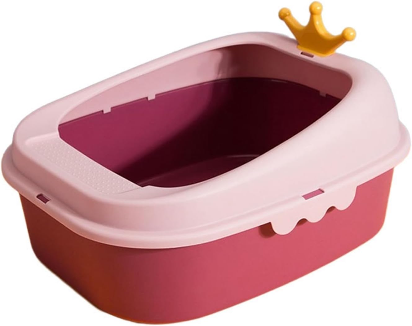 猫用室内用便器本体 子ネコ 開けはなし手合い 35*43*20.5珊 猫室内用便器 大型 今めかしい 猫用 室内用便器 丸洗い能力のある 洗い濯ぎし分かりやすい 砂飛び散り押しとどめる 軽さ 大層らしい猫 ごく小さい猫 好いたらしい キャットトイレ 猫
