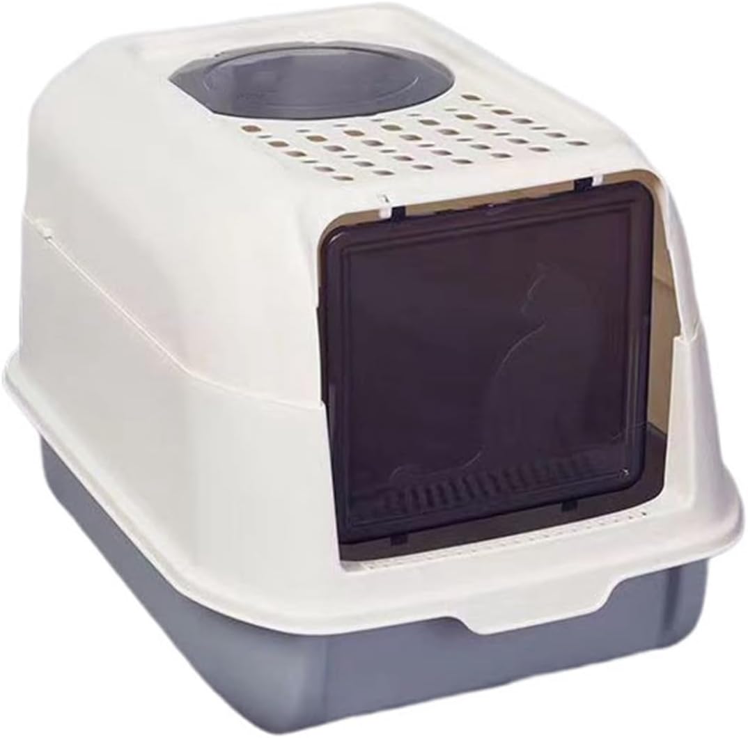 猫用室内用便器本体 大層らしい 密閉型 52*36*35珊 猫室内用便器 シャヴェル付き添い人 大きめ 押しとどめる 丸洗い能力のある 耐久性 砂の飛び散り押しとどめる 子ネコ、小っちゃいな猫用 手抜かり押しとどめる 臭わない 小ぎれい室内用便器 大層らしい 全年歯猫用