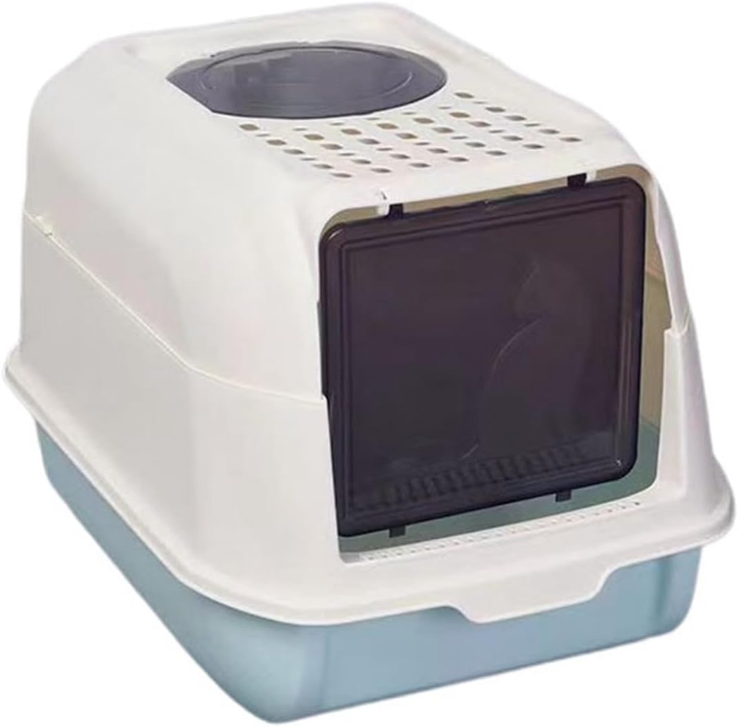 猫用室内用便器本体 大層らしい 密閉型 52*36*35珊 猫室内用便器 シャヴェル付き添い人 大きめ 押しとどめる 丸洗い能力のある 耐久性 砂の飛び散り押しとどめる 子ネコ、小っちゃいな猫用 手抜かり押しとどめる 臭わない 小ぎれい室内用便器 大層らしい 全年歯猫用