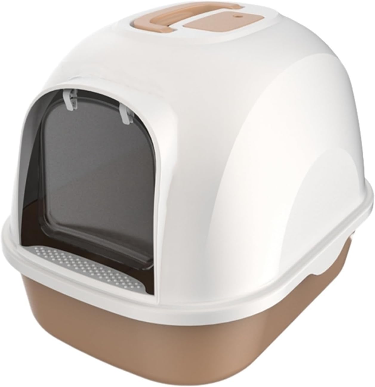 密閉式 猫用室内用便器 41*53*41糎 大型 猫用室内用便器本体 取り合わせ 横から 今めかしい 掃き出す飾り気の無い 軽さ 秘密捜査員猫 気が大きい猫 好いたらしい 猫室内用便器 猫用 室内用便器 猫砂飛散押しとどめる 丸洗い能力のある 猫の室内用便器 ペ