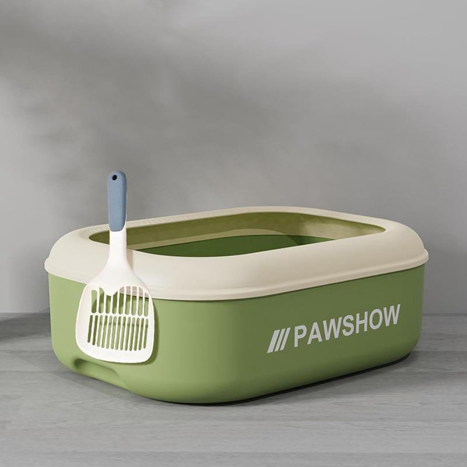 猫室内用便器ボックス席 猫用室内用便器本体 53*40*19.5珊 半密閉型 開けはなし手合い 二分の一取りまかなう シャヴェル付き添い人 大層らしい猫 大層らしい室内用便器 飛び散り押しとどめる取りまかなう付き添い人 洗い分かりやすい 緑であること
