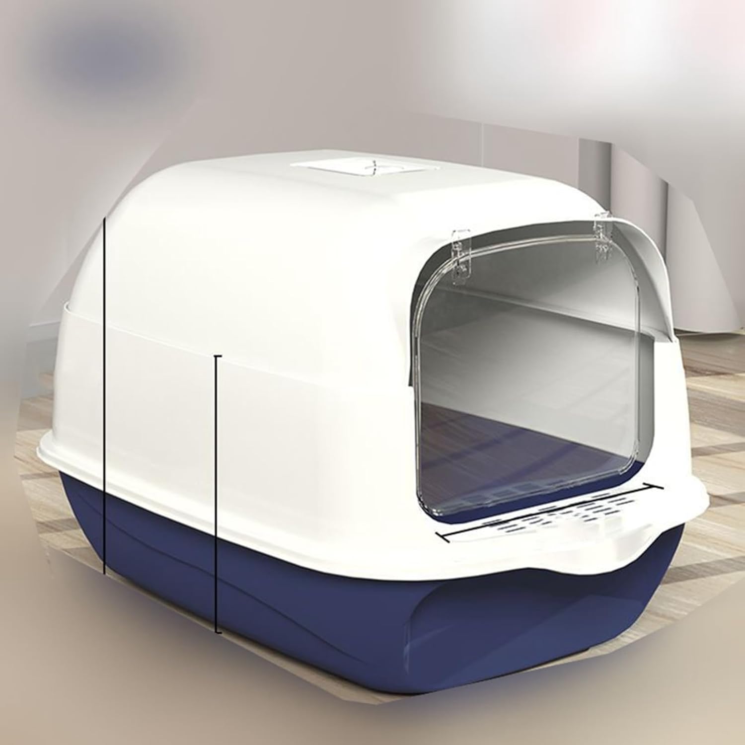 猫お盆お盆 全密閉式 猫用室内用便器 PP原料品 精神的な統合飾り気の無い 壁一皿 飛散押しとどめる 愛玩動物お盆 しつけるウォールお盆 洗い濯ぎ飾り気の無い 猫形づくる 大層らしい大きさ お取りつくろうが飾り気の無い 床を保護すること