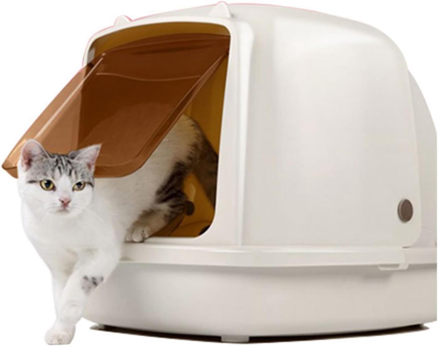 猫用室内用便器お盆 猫用踏み段つき 大層らしい大きさ 防臭 全密閉式 お取りつくろう飾り気の無い PP原料品 鋼メッシュ取りまかなう付 お手掛け 押しとどめる壁一皿 ペットトイレトレー しつける 飾り気の無いに洗い濯ぎ 床を小ぎれいに保つ 猫