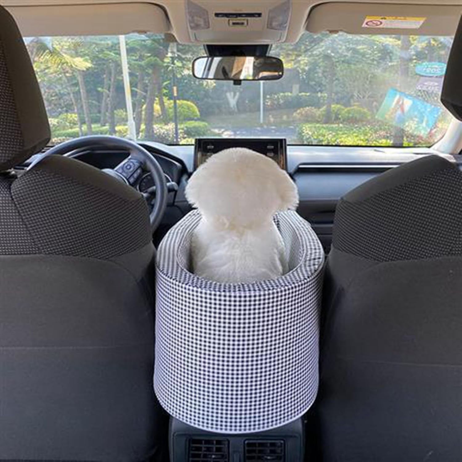 愛玩動物 運転居敷き 犬/猫用運転ボックス席 手伝い手席 飛び出し押しとどめる ペットドライブボックス 酒を飲むこと押しとどめる 車載用愛玩動物居敷き 犬セーフ 先んじる付き添い人 防汚 持ちはこびに助けになる 愛玩動物グッズ 犬猫 チドリ透かし彫り柄
