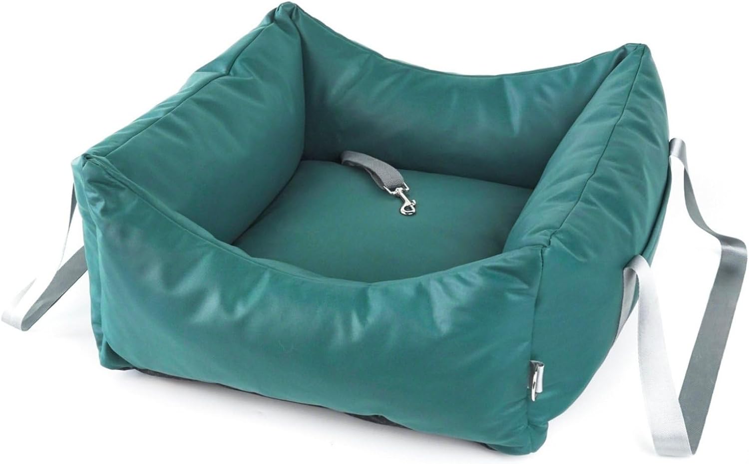 キャリーバッグ ペットドライブボックス 助手席専用 飛び出し防止リード付き 中小型犬 ポータブルペット 車用安全シート 滑り止め 洗える 防汚 防水 簡単取り付け キズ防止 ペットソファ クッション|GOTO funny 店