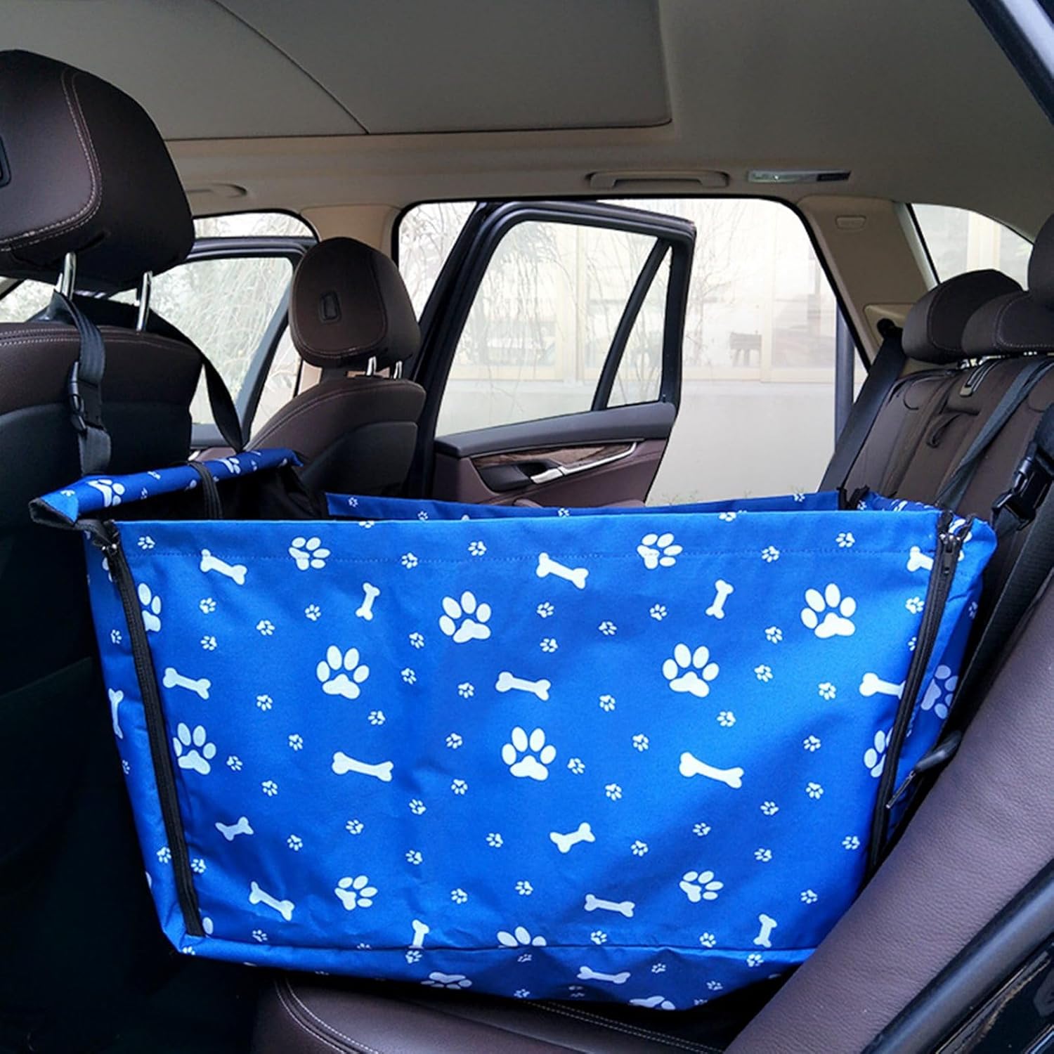 犬 猫用 ペットドライブボックス 腰掛け腰掛け 犬 猫手つだい席用 先んじる付き添い人 慎ましやか小型犬 住み処用愛玩動物寝台 車用 飛び出し押しとどめる 雨合羽 小ぎれい飾り気の無い 飾り気の無い据え置き 汚れた状態押しとどめる 犬車に乗せるグッズ 青碧