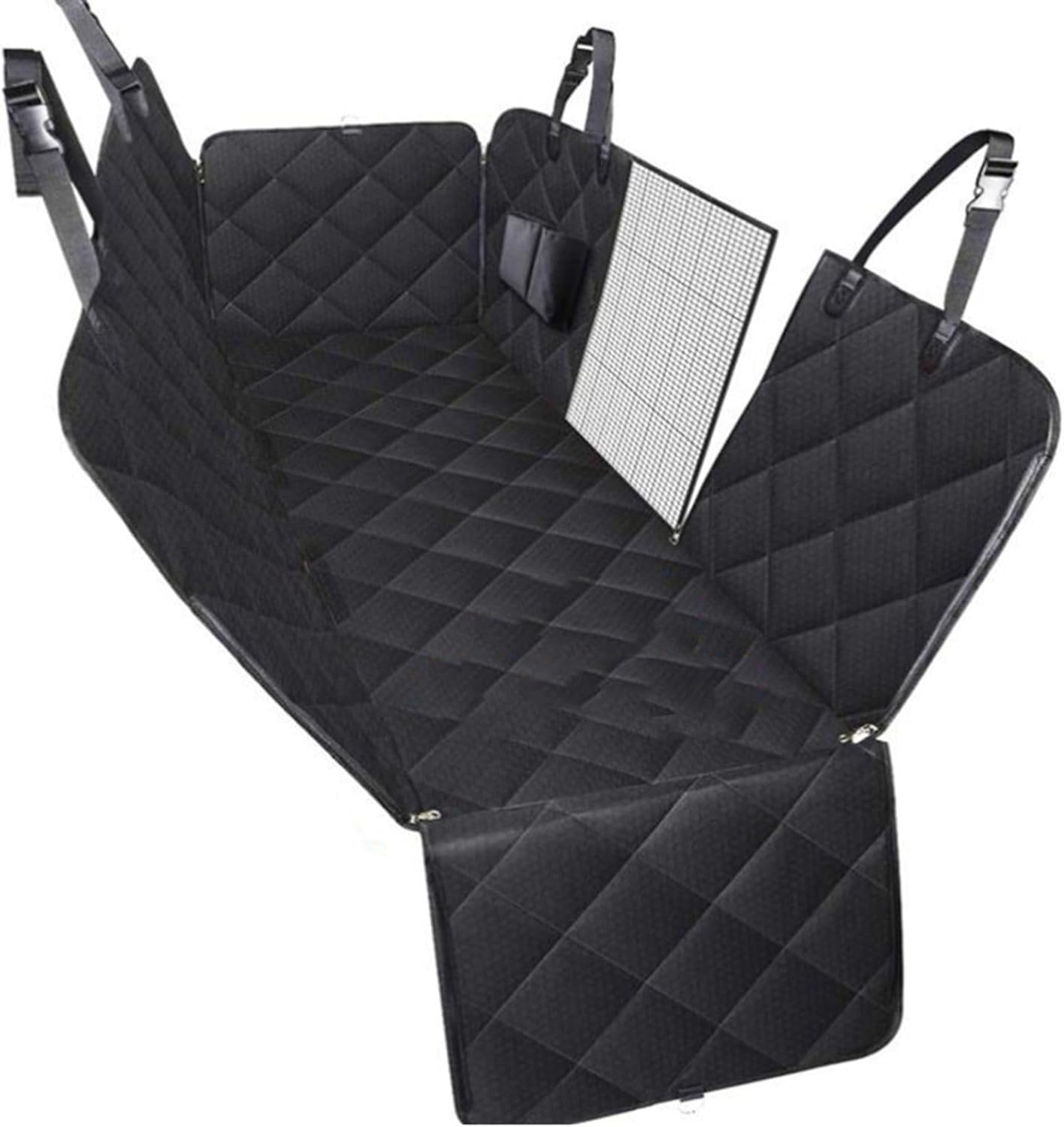 車載用愛玩動物居敷き ペットカーシートマット 手伝い手席用 大型 中小型犬 猫用 折畳 雨合羽 防汚 上滑り打ち切り 耐摩耗 水洗いする能力のある 汚れにくい 住まい用 臥榻手伝い手席 犬車用愛玩動物居敷き おでかけ 春夏秋冬用