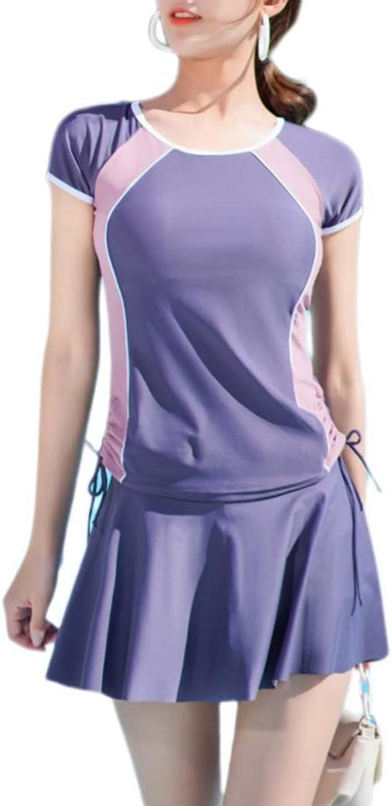 水泳着 レディース 好いたらしい スコート 体型押しかぶせる 分かりやすい ぽっ自転車 服みたい フラウンス セパレート 着痩せ 胸パッド付き添い人 水陸両用 2点 仕掛ける 気が大きい大きさ 半袖 好いたらしい 艶っぽい お上さん 着痩せ セ