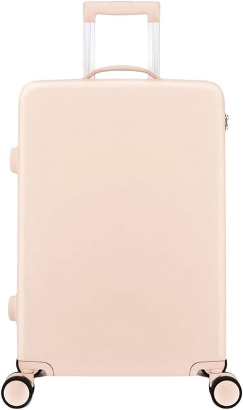 多色 スーツケース ピンク 北欧 おしゃれ 大容量 (40L/機内持込) 収納便利 耐衝撃 360度回転 ダブルキャスター キャリーバッグ ファスナー式 鍵付き 3桁ダイヤル式 盗難防止 出張 通学