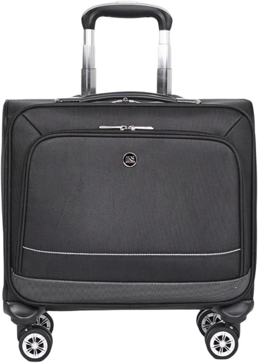 オックスフォード ソフトキャリーケース 機内持込 小型 （40L/機内持込） ブラック ビジネス 超軽量 ダブルキャスター 360度回転 ファスナー式 耐衝撃 多段階キャリーバー 収納便利 2泊3日 7,267円