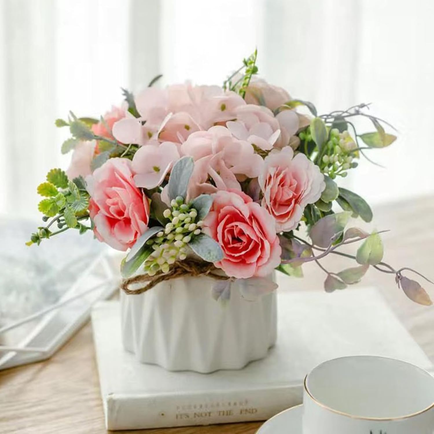 オンシジューム 花瓶の造花 本物そっくり 北欧 枯れない 長持ち 水やり不要 光触媒 飾り花 花束 喫茶店 キッチン 部屋 美術館 装飾花 ロマンチック 人工観葉植物 花瓶付き 造花 ピンク