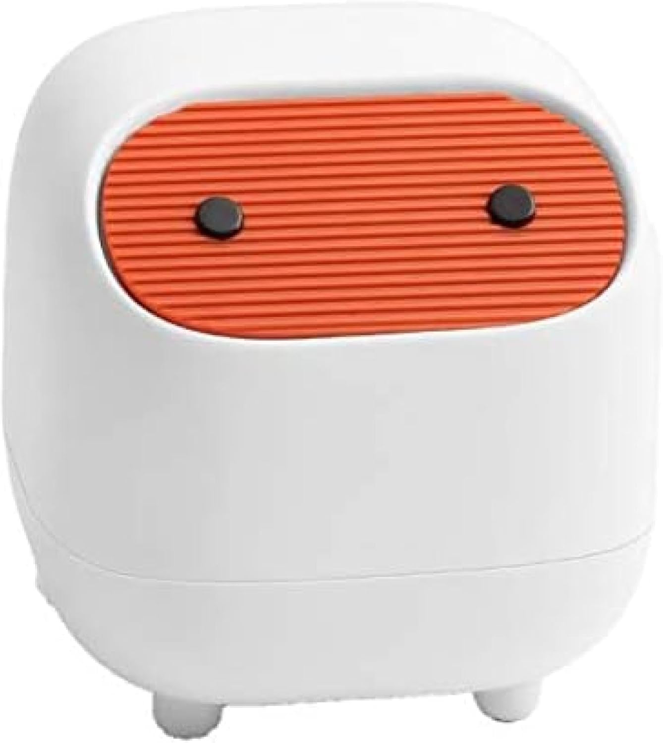 卓上ゴミ箱 ふた付き ミニゴミ箱 ゴミ袋 隠せる 可愛いゴミ箱 雑貨 くず リモコン 小物入れ 収納ボックス オフィス キッチン リビングルーム ベッドル 卓上ストレージバケット ホワイト