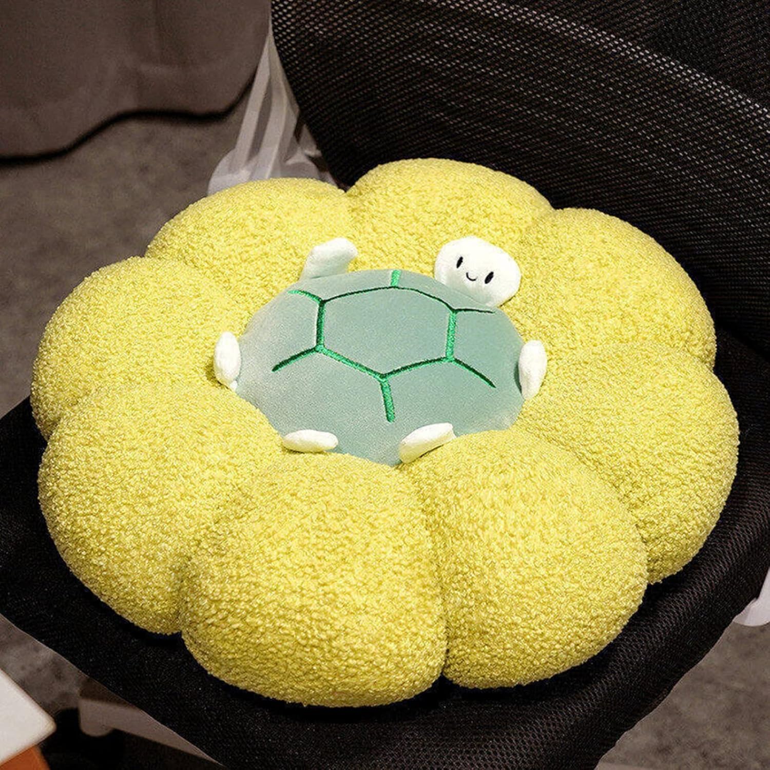 座布団 厚め 柔らかい お尻に優しい 体圧分散 高反発 厚さ12cm 持ち運び クッション 漫画 動物柄 かわいい オフィス 在宅勤務 読書 車 シートクッション オールシーズン 直径45cm