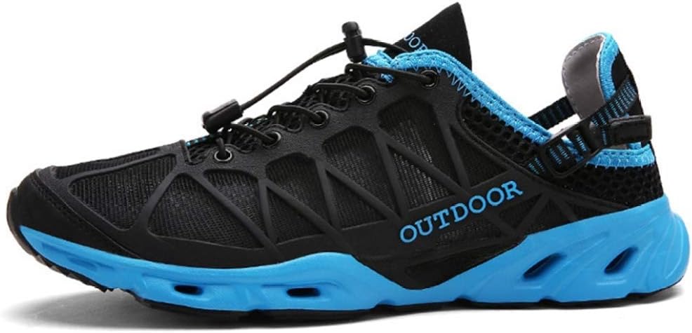 アウトドアシューズ 23.5糎 メンズ メッシュ トレッキングシューズ 山登り靴 ウォーキング スニーカー 山歩き 防滑 黒いこと 役立つこと性 たたみ目性 スエードクロス 通気性 心地好いシューズ 座布団
