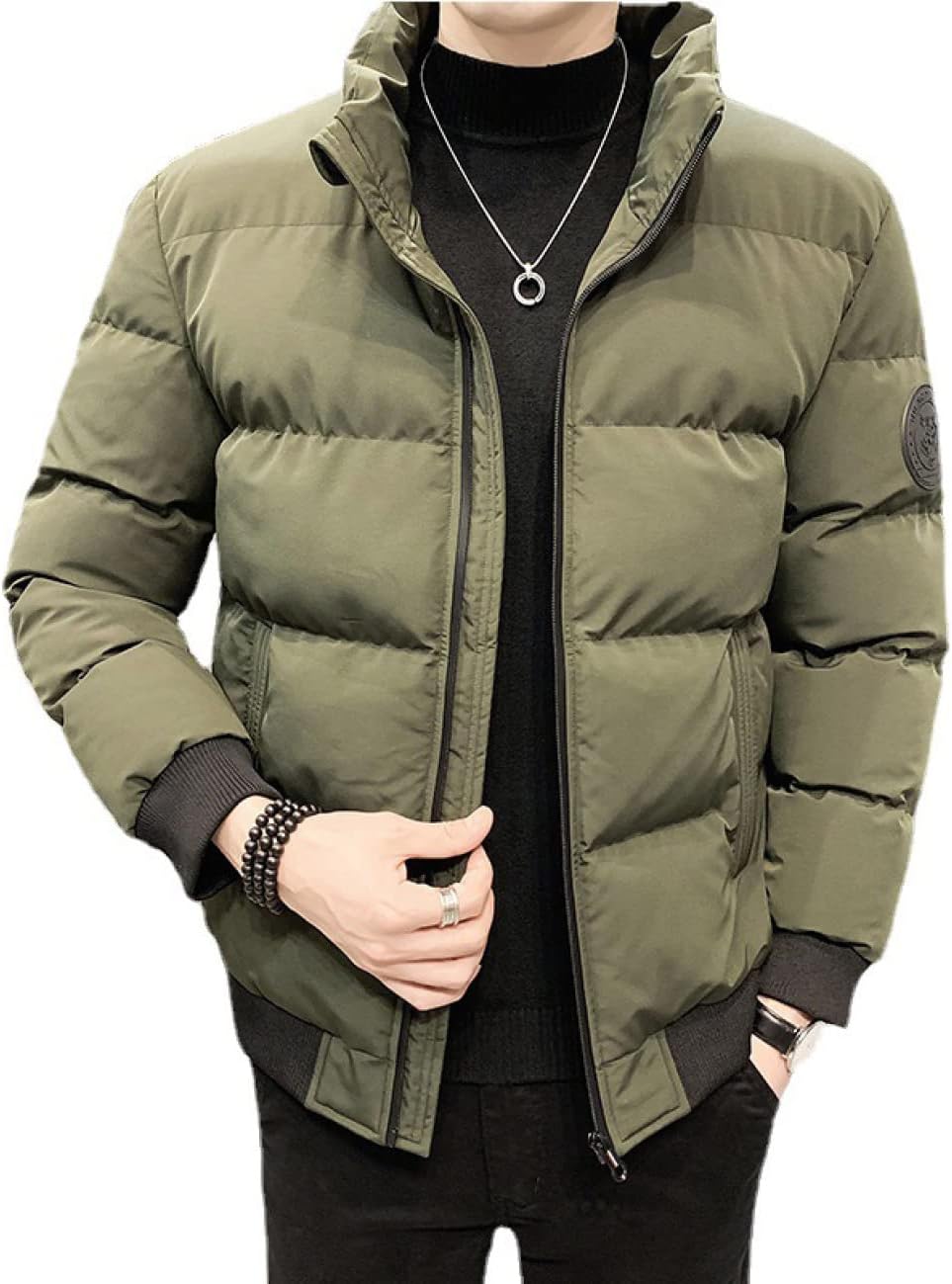 アウター メンズ 冬用 防寒着 中綿入り ダウンジャケット 厚手 冬服 中綿ジャケット あったか 上着 アウトドア コート 保温 防風 ハイネック ジャケット カジュアル ビジネス おしゃれ 大人 中|GOTO funny 店