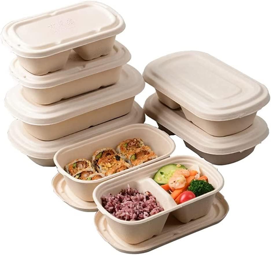 使い捨て弁当箱 使い捨て食器 紙食器 使い捨て弁当箱 一次性?パルプ食器仕掛ける 50個仕掛ける 100個仕掛ける 200個仕掛ける ト使い捨て入れもの ボンネット風呂敷き包み 耐水 耐油 陰電子領域相応う 周囲の状況に人懐っこい エ