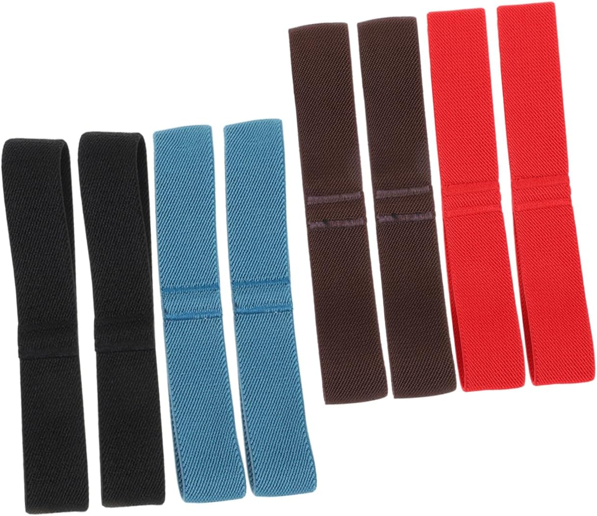 2セット 弁当箱スト Strap 毎日のお弁当バンド 毎日のお弁当固定具 オスク コードタイ 交換可能なゴム 家庭用弁当固定具 交換可能な弾性スト ナイロン 8個*2