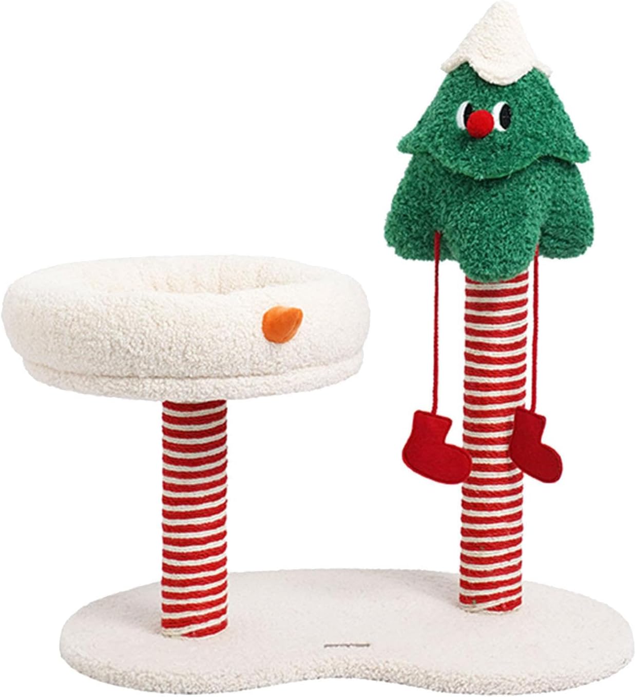 猫用爪とぎポスト 猫用爪とぎ クリスマスツリー クリスマステーマオーナメント 子猫用猫用登山ラック 家具プロテクター|GOTO funny 店