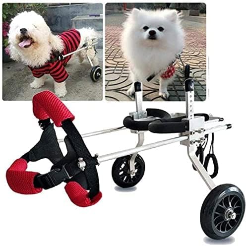 犬用ペット用車椅子、犬用車椅子 後ろ足 後足 補助ペット用車椅子 調節可能 ステンレス リハビリ 障害者用犬用カート 犬用ペット用ベビーカー|GOTO funny 店