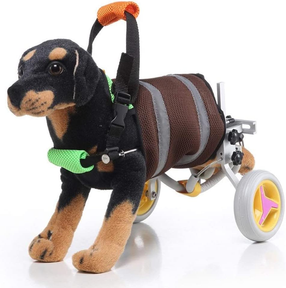犬用車椅子 犬用カート、犬用車椅子、犬用移動シートベルト、後部サポート調節可能ペット、猫と犬用車椅子 後脚リハビリ レギンス、軽量後脚リハビリ