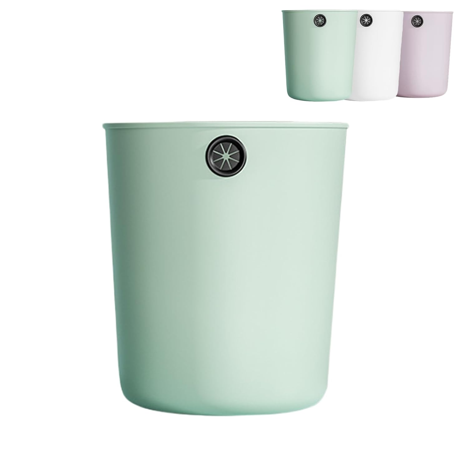 ゴミ箱 8L/12L フタなし 大容量 くず入れ 丸型 ごみ箱 8リットル 広口 小さい 丸 ふたなし リビング プラスチック ダストボックス シンプル おしゃれ ごみばこ くずかご 蓋なし 移動便利
