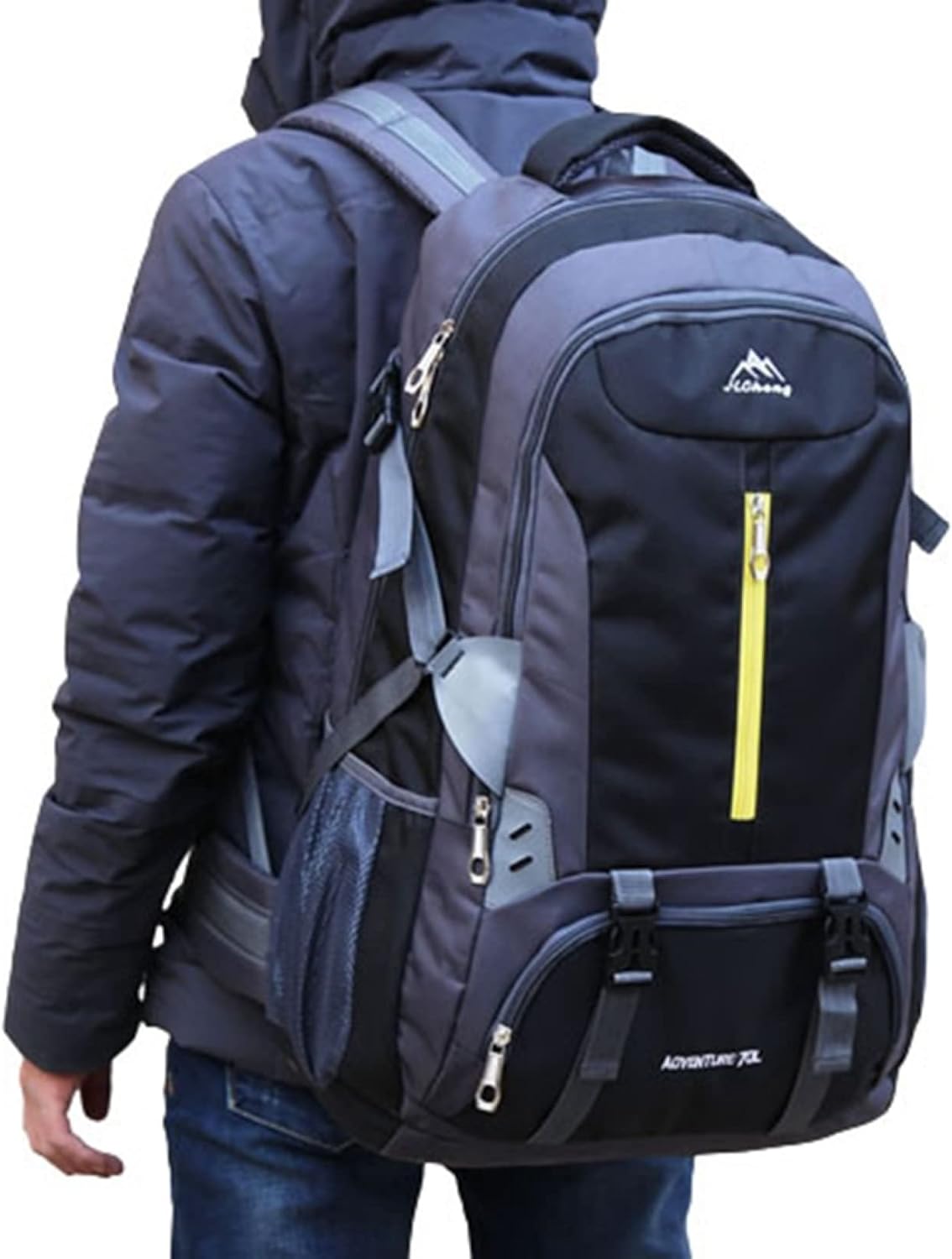 登山リュック 70L 登山バッグ 大容量 ザック 撥水・防汚 バックパック リュックサック 通気性 超軽量 収納性 多機能 男女兼用 旅行 防災 キャンプ ハイキング アウトドア