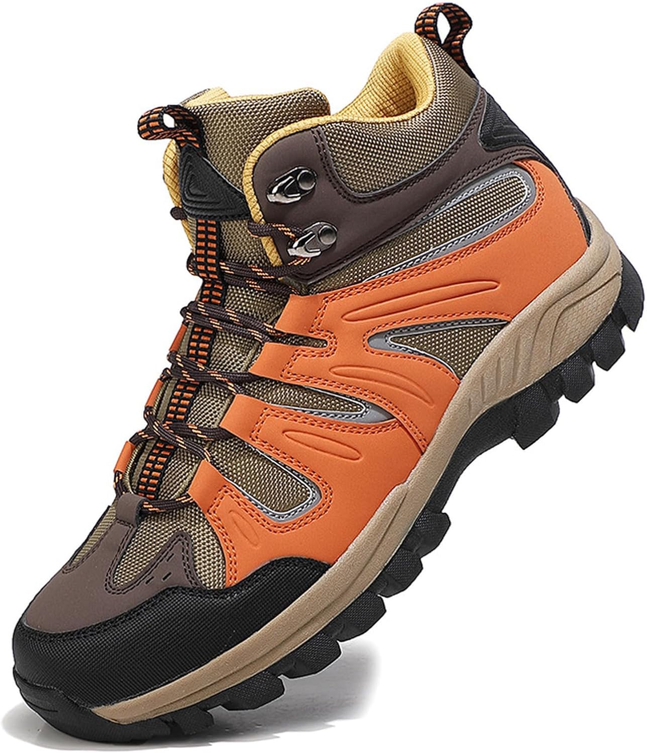 ハイキングシューズ トレッキングシューズ メンズ レディース 登山シューズ 防水 ミドルカット ウォーキングシューズ 軽量 防滑 衝撃吸収 通気 耐摩耗性 キャンプ アウトドア