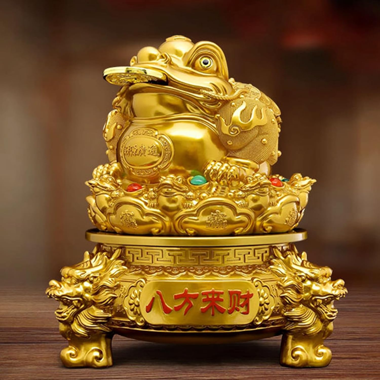金蟾 銭蛙 カエル 風水グッズ 置物 三脚 金運祈願 招財 開運グッズ 商売繁盛 財運 招福 金運アップ 風水アイテム ホーム インテリア オフィス装飾 開運 ギフト プレゼント 贈り物 起業 開店祝｜GOTO funny 店