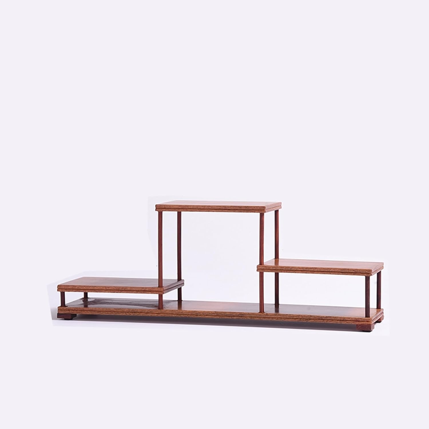 茶器収納棚 茶キャビネット 木製 卓上ラック ティーカップホルダー 工夫茶 小型 陶磁器 茶器 茶盆 茶台 珍品展示 中国 茶器 中国茶器 香炉 盆栽 花棚.花瓶 花台 香炉台 中国家具 お茶の保管|GOTO funny 店