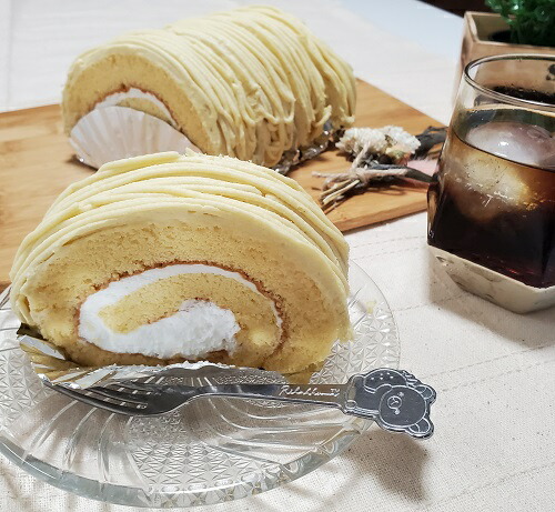 安納芋ロールケーキさつまいもスイーツ冷凍でお届け