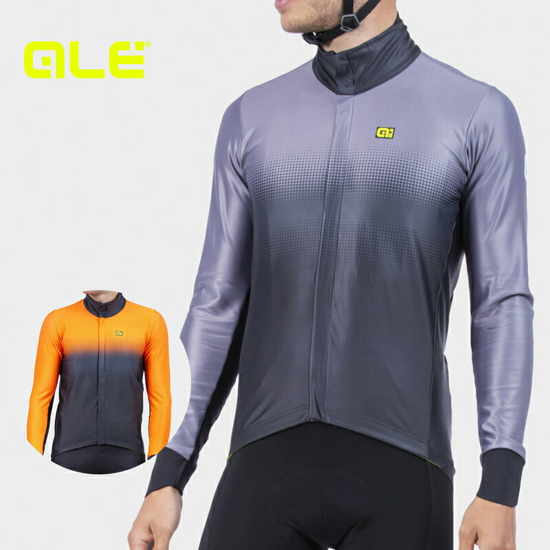 ALE(アレ) サイクルジャケット 冬 メンズ [ 6°/15℃ ] 防寒 通気性 防風 保温 撥水 GRADIENT JACKET ロードバイク サイクルウェア