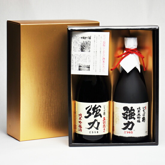 いなば鶴 「強力」 ギフトセット 日本酒 鳥取 地酒 ギフト お歳暮 父の日 お中元 中川酒造 いなば鶴