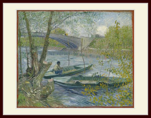 【楽天市場】ゴッホ・「Fishing in Spring, the Pont de Clichy (Asnieres)」：グーピルギャラリー
