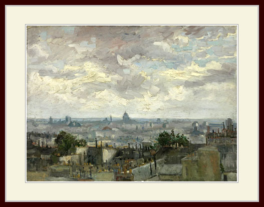 ゴッホ・「View of Paris」