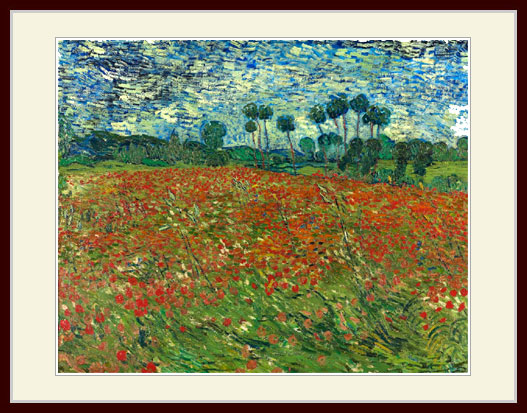 ゴッホ・「Poppy field」