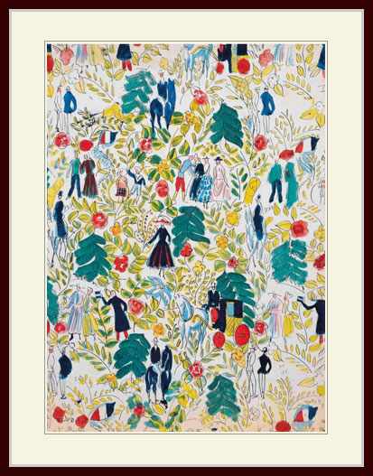 デュフィ・「La promenade au bois」