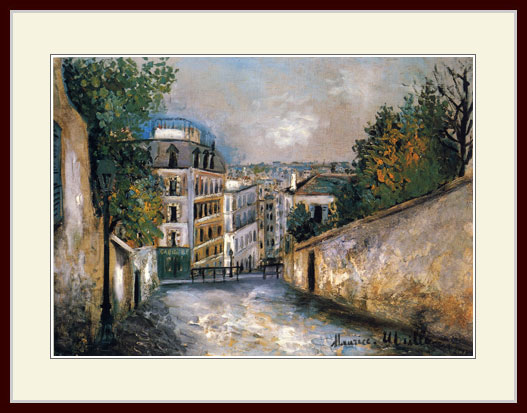 楽天市場】ユトリロ・「モンマルトルの風車」 : グーピルギャラリー