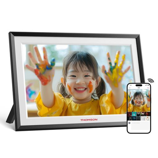 THOMSONWIFIデジタルフォトフレーム10.1in1280x800無線LAN32GB内蔵肌ざわり映写幕256GBSD歌留多/USB記憶装置相応う自動小銃回転させる遠さ伝えるSD歌留多は別途買いもとめるが止むを得ず TV・オーディオ・カメラ-カメラ・ビデオカメラ・光学機器-デジタルフォトフレーム